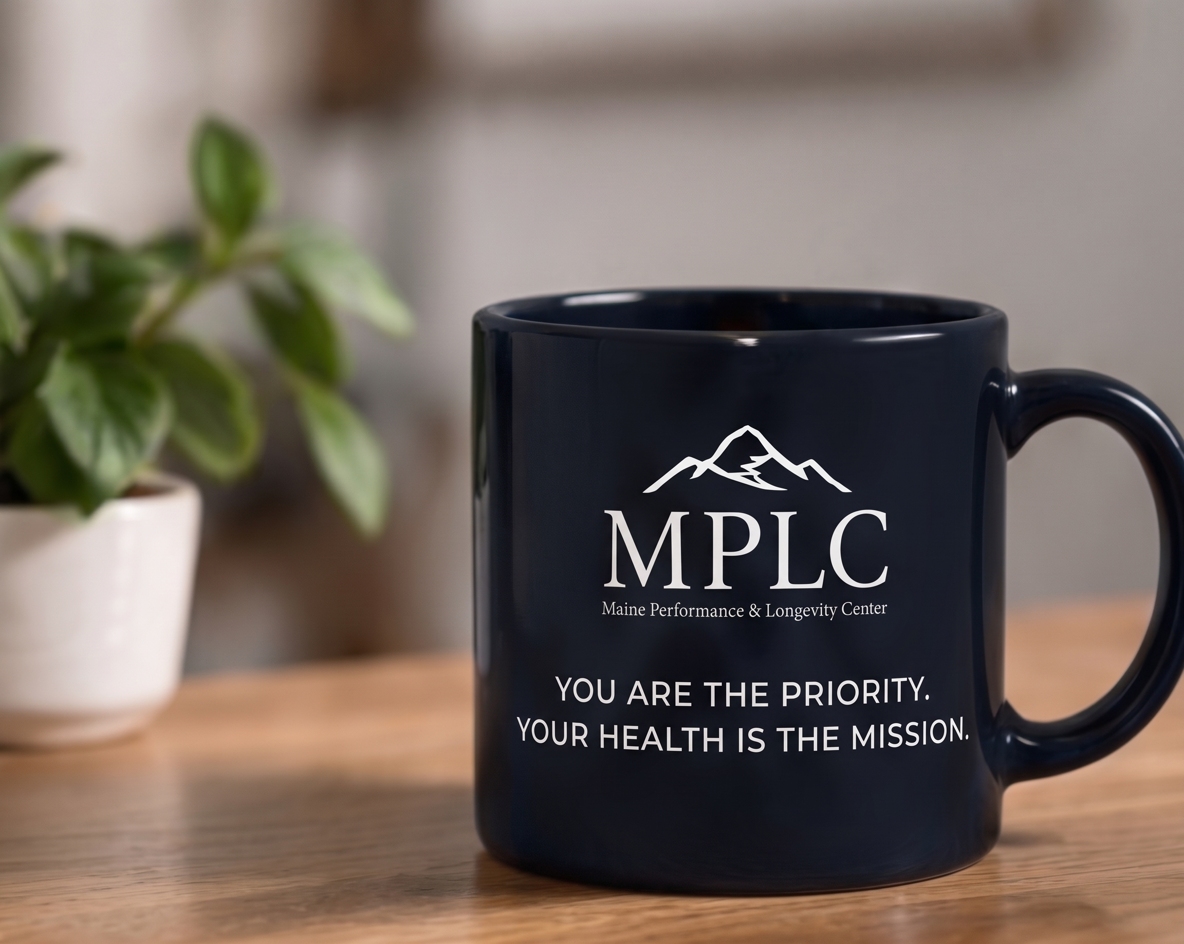 MPLC coffee mug reading You are the priority. Your health is the mission.